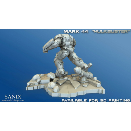 Full Avengers Diorama figurine impression 3D résine  18cm non peint (non peint)