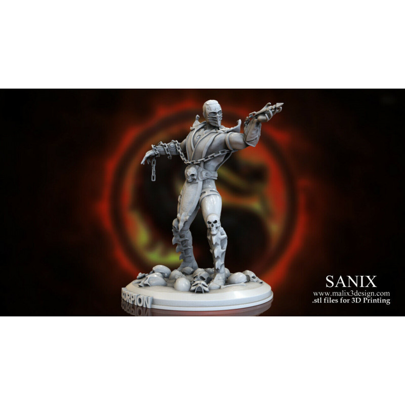 Scorpion figurine impression 3D résine  18cm  (non peint)