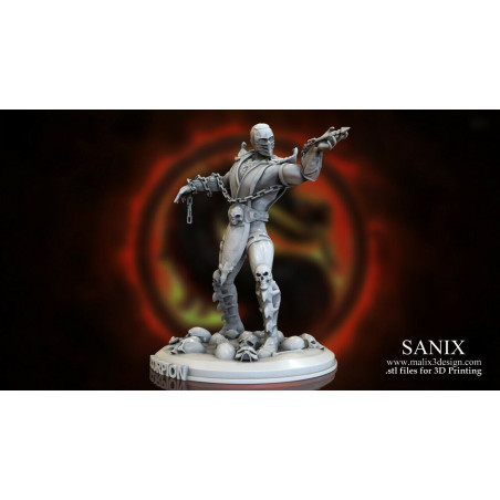 Scorpion figurine impression 3D résine  18cm  (non peint)