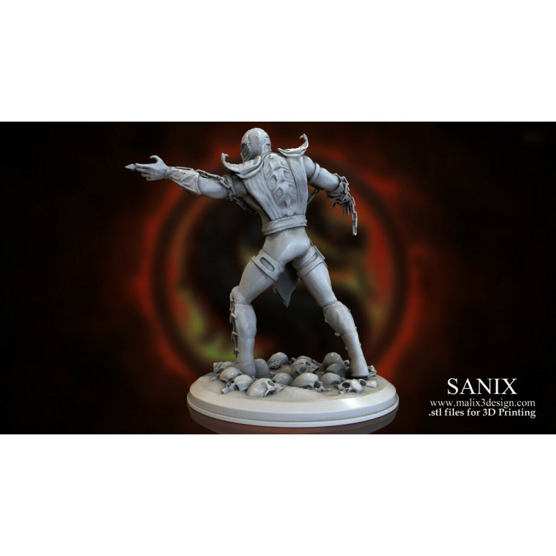 Scorpion figurine impression 3D résine  18cm  (non peint)