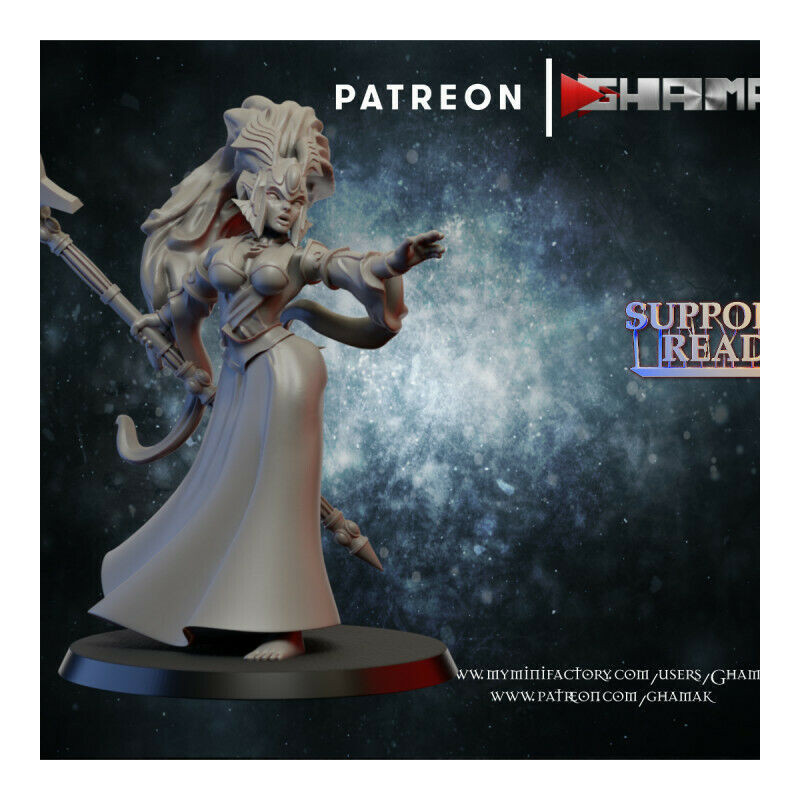 Figurines Elfes Ghamak – Grâce, Précision et Puissance Magique

