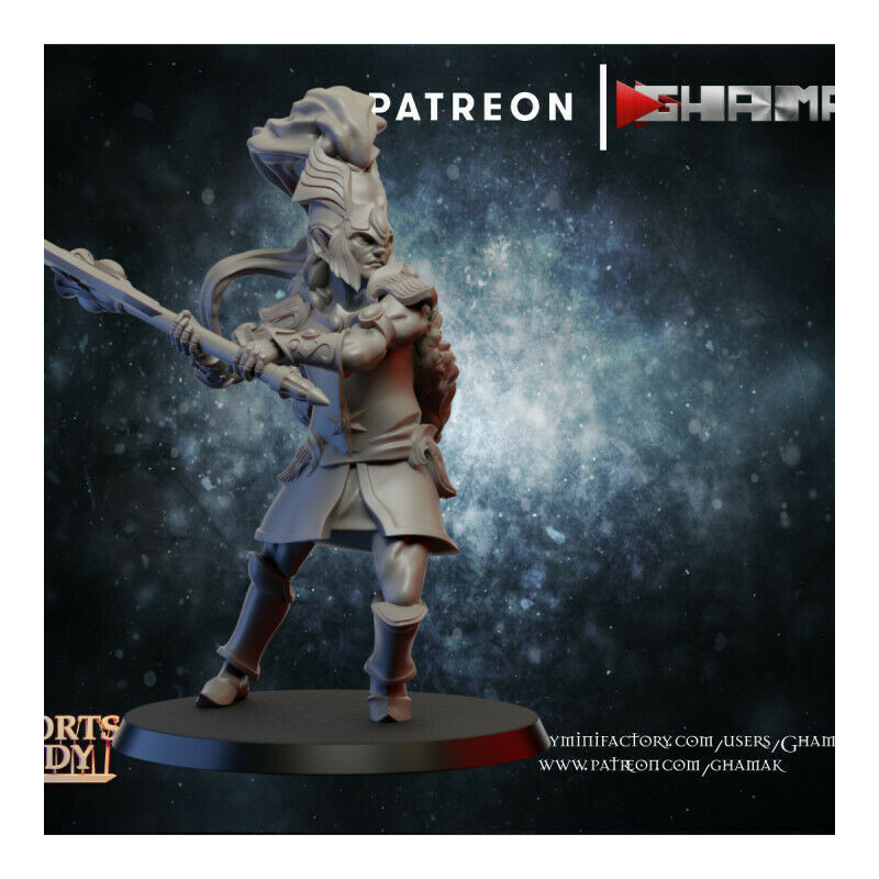 Figurines Elfes Ghamak – Grâce, Précision et Puissance Magique


