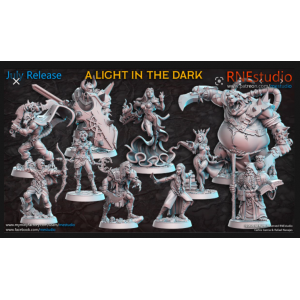 Impression 3D Figurines RN Studio A light in the dark