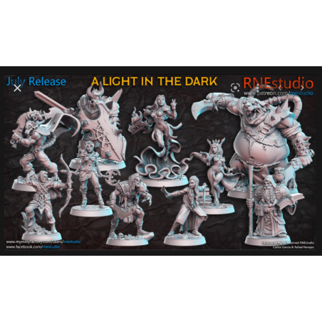 Impression 3D Figurines RN Studio A light in the dark