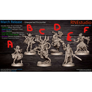 Impression 3D Figurines RN Studio Crossing paths