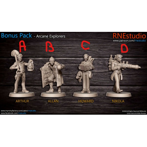 Impression 3D Figurines RN Studio Arcane explorer
