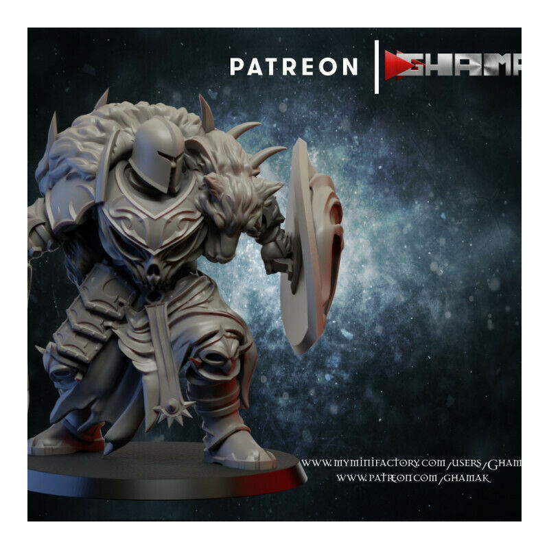"Armée du Chaos Ghamak - Figurines 3D pour Wargames Fantasy & Batailles Épiques"
