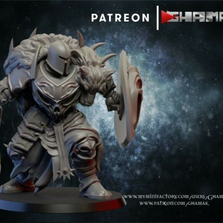 "Armée du Chaos Ghamak - Figurines 3D pour Wargames Fantasy & Batailles Épiques"
