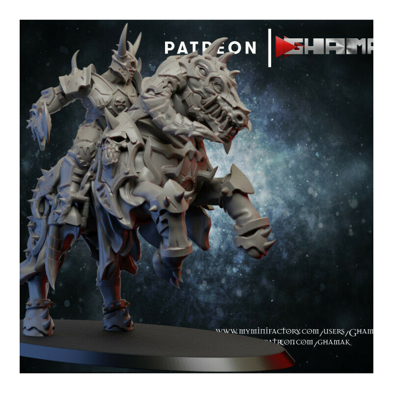 "Armée du Chaos Ghamak - Figurines 3D pour Wargames Fantasy & Batailles Épiques"