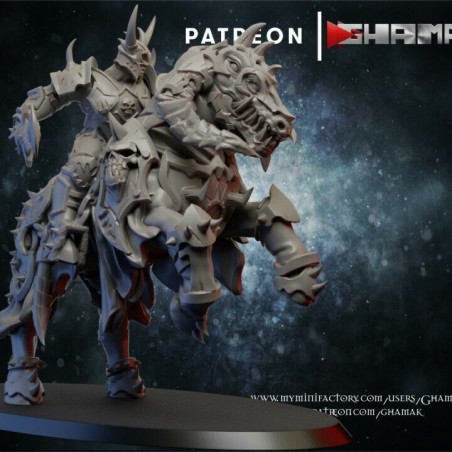 "Armée du Chaos Ghamak - Figurines 3D pour Wargames Fantasy & Batailles Épiques"