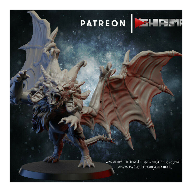 "Armée du Chaos Ghamak - Figurines 3D pour Wargames Fantasy & Batailles Épiques"