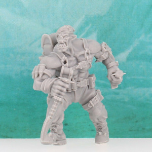 Figurine 3D Résine (échelle 30/32mm) pour jeux de figurines Nob Kommando 2