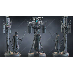 Games of Throne Night King figurine 3D résine  18cm (non peint)