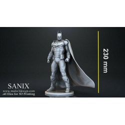 Batman figurine 3D taille 23cm ( à peindre ou pas ) (non peint)