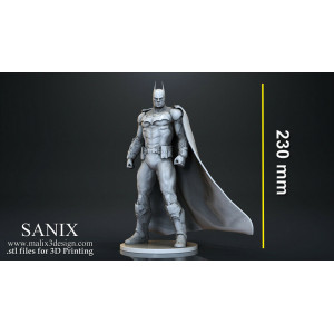 Batman figurine 3D taille 23cm ( à peindre ou pas )