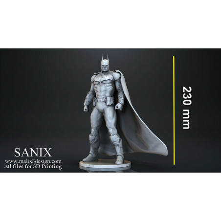 Batman figurine 3D taille 23cm ( à peindre ou pas ) (non peint)