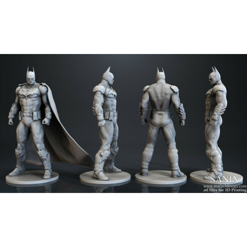 Batman figurine 3D taille 23cm ( à peindre ou pas ) (non peint)
