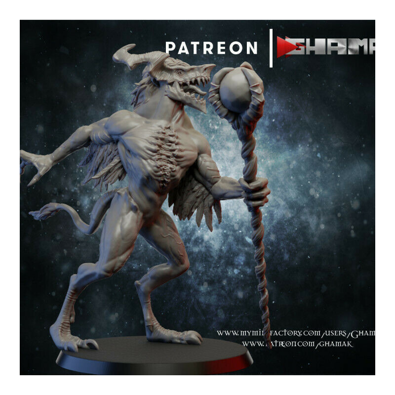 "Démons du Chaos Ghamak - Figurines 3D pour Wargames Fantasy & Batailles Épiques"