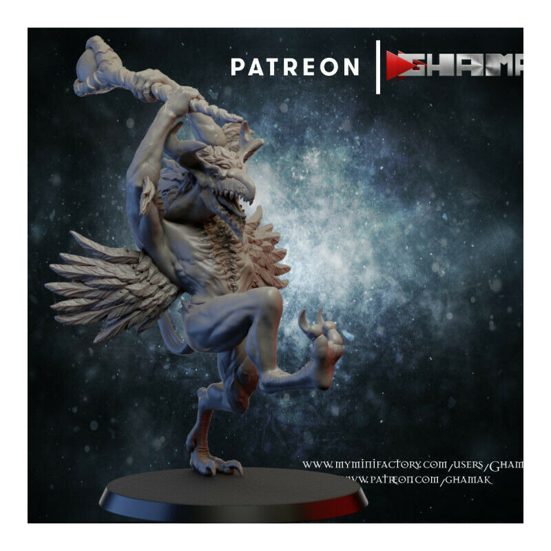"Démons du Chaos Ghamak - Figurines 3D pour Wargames Fantasy & Batailles Épiques"
