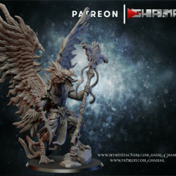 Figurine 3D Résine pour jeux de figurines Démons du changement-Démon majeur  (2)
