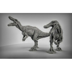 Figurine impréssion 3d 9th age, D&D, jeux de rôle, Dinosaure Baryonyx