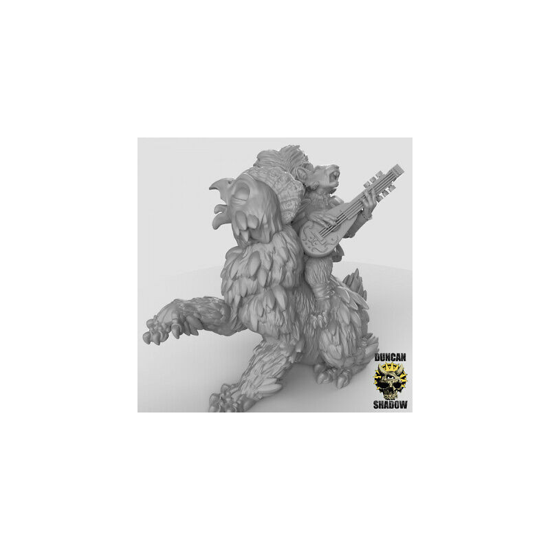 Figurines Anthropomorphes Duncan Shadow – Impression 3D pour Wargames et Jeux de Rôle
