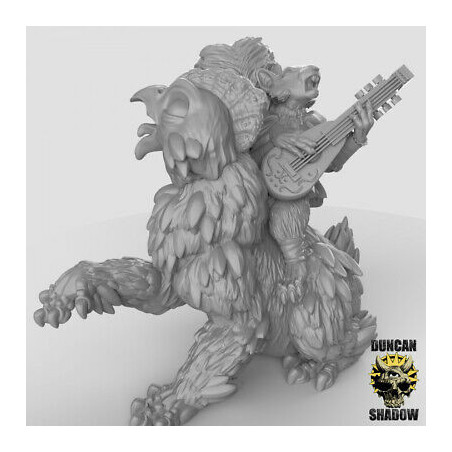 Figurines Anthropomorphes Duncan Shadow – Impression 3D pour Wargames et Jeux de Rôle
