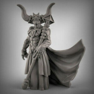 Figurine impréssion 3d 9th age, D&D, jeux de rôle, Asmodeus