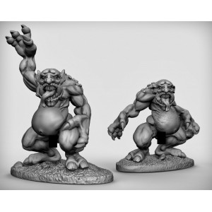 Impression 3D figurines jeux de rôle D&D, Saga, 9th Age, Trolls