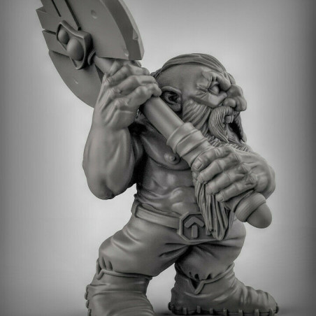 Figurines Nains Duncan Shadow Miniatures – Wargames & Jeu de Rôle – Impression 3D
