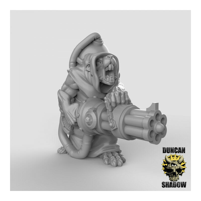 "Figurines Hommes-Rats Duncan Shadow - Miniatures 28/30mm pour Wargames & JDR"

