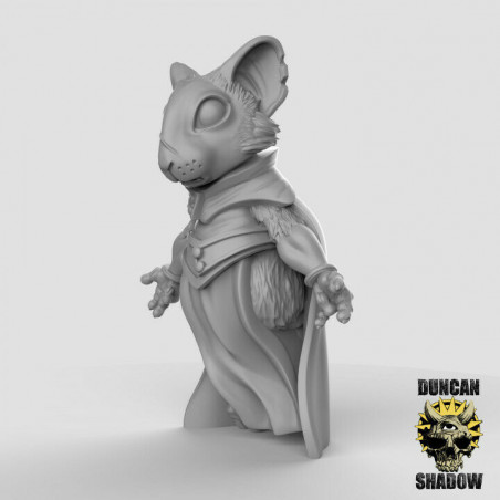 Figurines Anthropomorphes Duncan Shadow – Impression 3D pour Wargames et Jeux de Rôle
