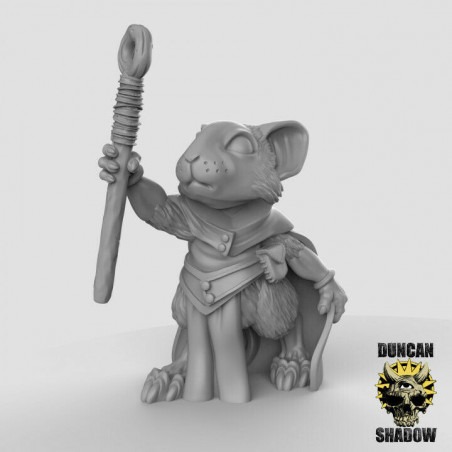 Figurines Anthropomorphes Duncan Shadow – Impression 3D pour Wargames et Jeux de Rôle

