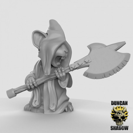 Figurines Anthropomorphes Duncan Shadow – Impression 3D pour Wargames et Jeux de Rôle
