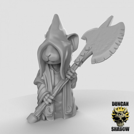 Figurines Anthropomorphes Duncan Shadow – Impression 3D pour Wargames et Jeux de Rôle
