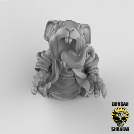 Figurines Anthropomorphes Duncan Shadow – Impression 3D pour Wargames et Jeux de Rôle
