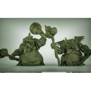 Impression 3D figurines jeux de rôle D&D, Saga, 9th Age, Seigneurs démon peste