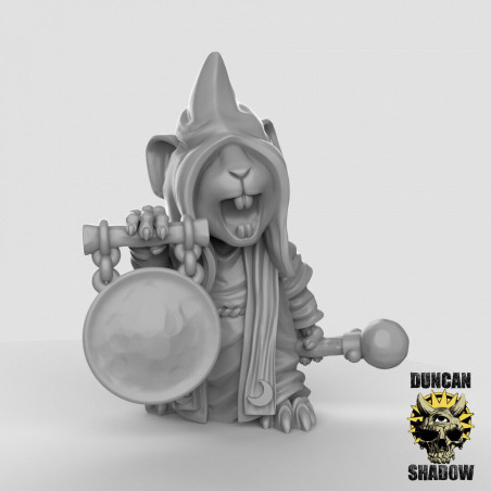 Figurines Anthropomorphes Duncan Shadow – Impression 3D pour Wargames et Jeux de Rôle
