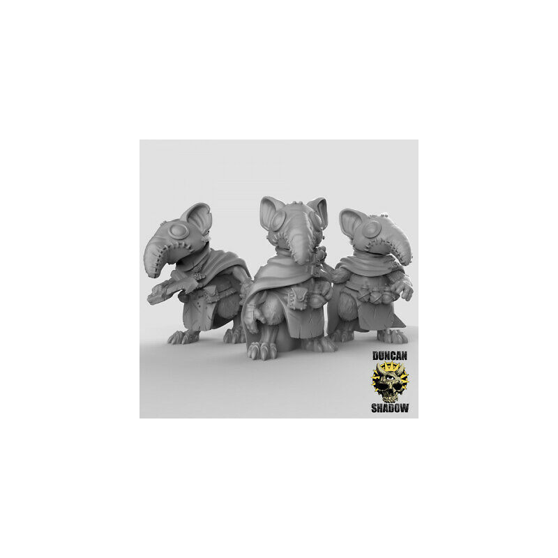 Figurines Anthropomorphes Duncan Shadow – Impression 3D pour Wargames et Jeux de Rôle
