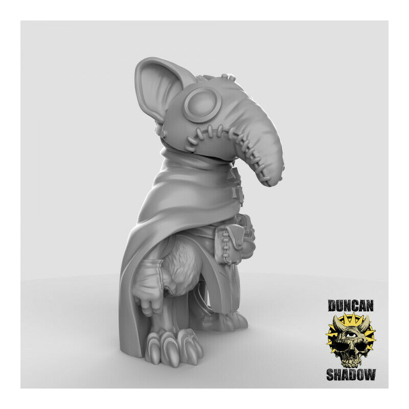 Figurines Anthropomorphes Duncan Shadow – Impression 3D pour Wargames et Jeux de Rôle
