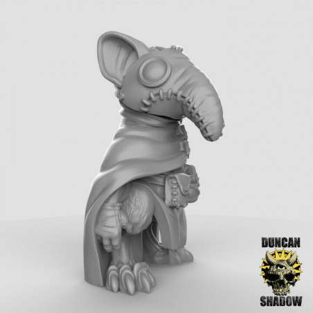 Figurines Anthropomorphes Duncan Shadow – Impression 3D pour Wargames et Jeux de Rôle
