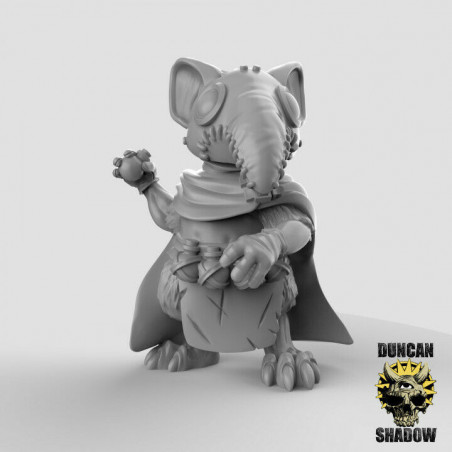 Figurines Anthropomorphes Duncan Shadow – Impression 3D pour Wargames et Jeux de Rôle
