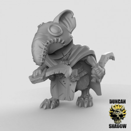 Figurines Anthropomorphes Duncan Shadow – Impression 3D pour Wargames et Jeux de Rôle
