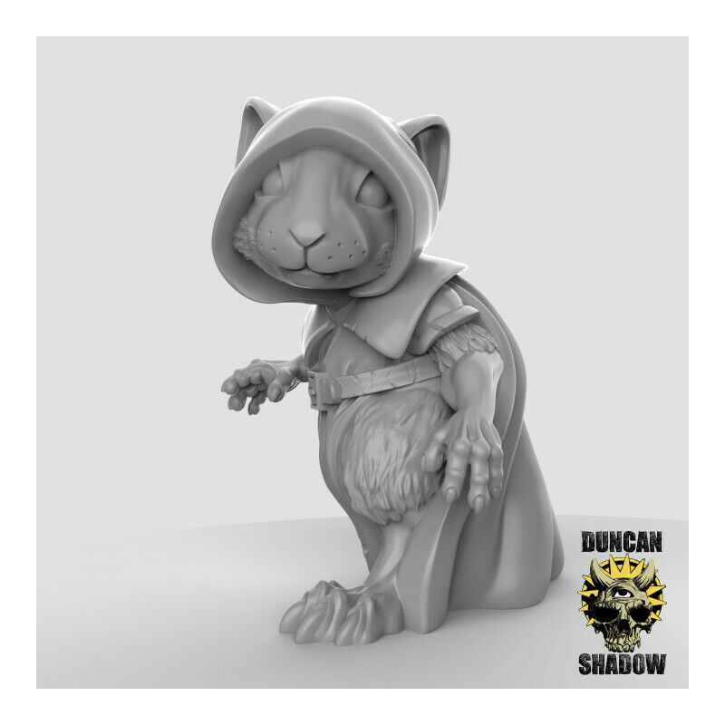 Figurines Anthropomorphes Duncan Shadow – Impression 3D pour Wargames et Jeux de Rôle

