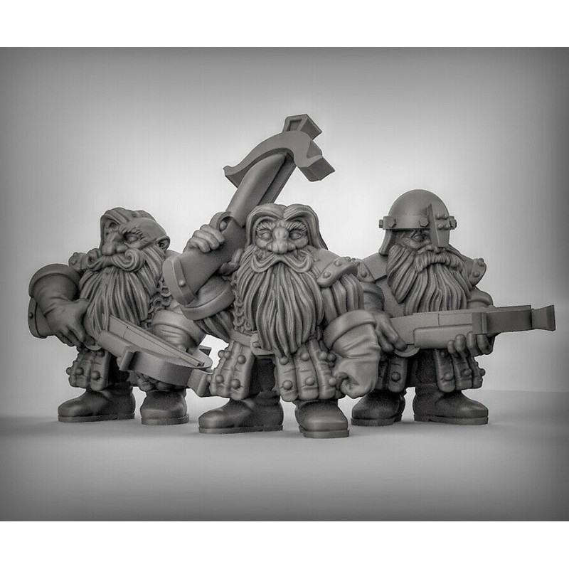 Figurines Nains Duncan Shadow Miniatures – Wargames & Jeu de Rôle – Impression 3D
