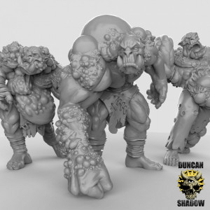 Impression 3D figurines jeux de rôle D&D, Saga, 9th Age, Orcs mutant