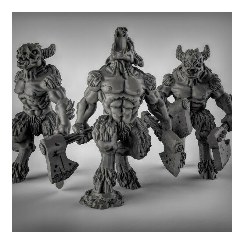 Hommes-Bêtes – Duncan Shadow Miniatures – Figurines 3D pour Wargames et Jeux de Rôle
