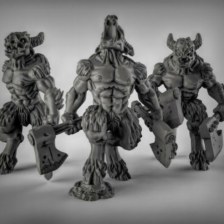 Hommes-Bêtes – Duncan Shadow Miniatures – Figurines 3D pour Wargames et Jeux de Rôle
