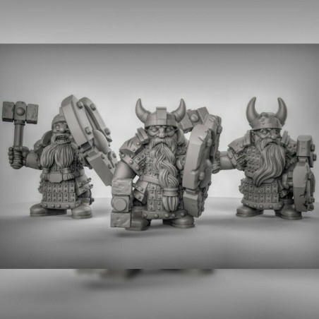 Figurines Nains Duncan Shadow Miniatures – Wargames & Jeu de Rôle – Impression 3D
