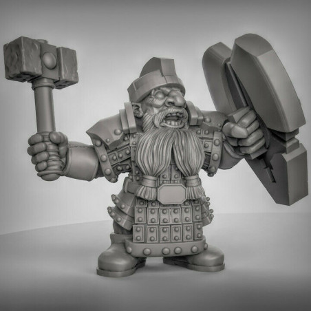 Figurines Nains Duncan Shadow Miniatures – Wargames & Jeu de Rôle – Impression 3D
